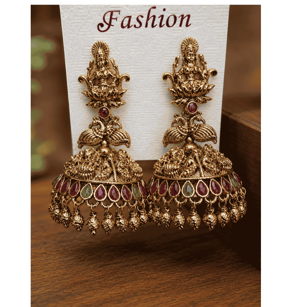 multi colour lakshmi jumka (1) multi-colour-lakshmi-jumka
