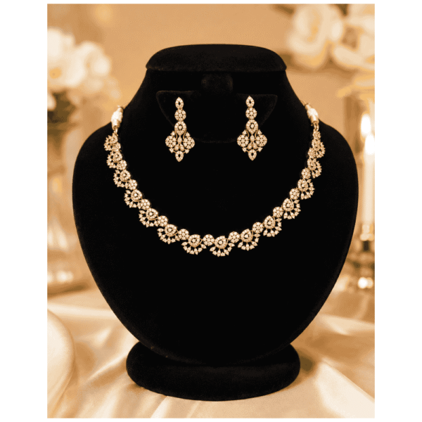 White-AD-Stone-Necklace-Set